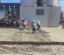 Group of men working